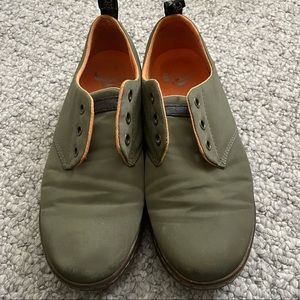 Olive Nylon Dr. Martens